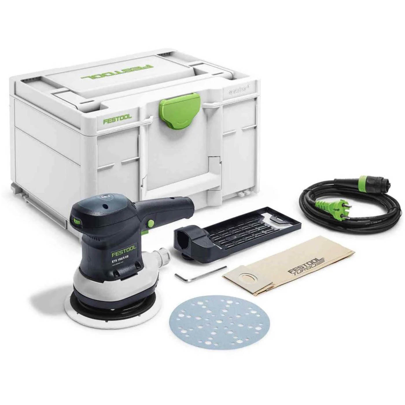 Festool Random Orbital Sander Electric ETS 150/5 EQ-Plus Compact Systainer 310W - Image 1
