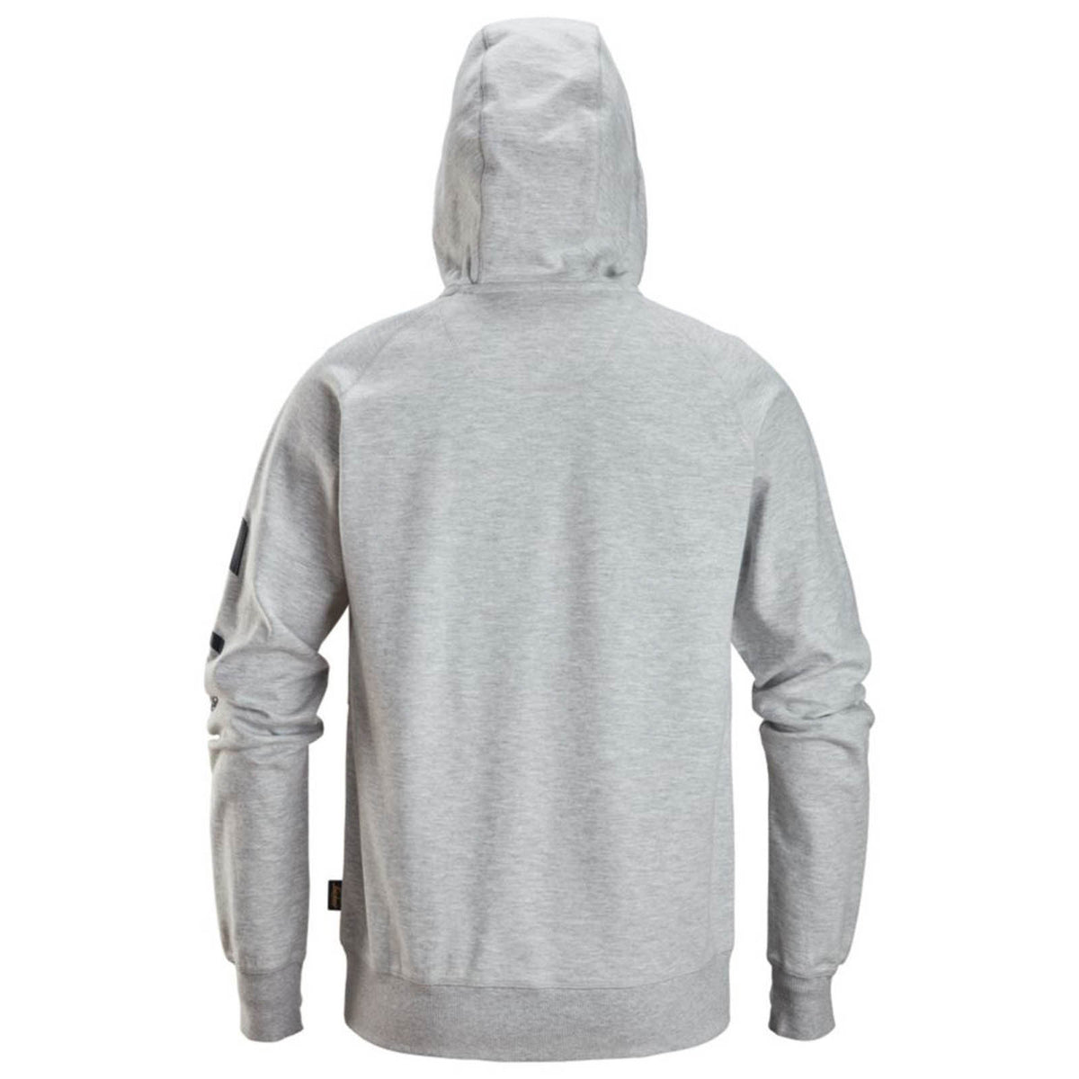 Snickers Work Hoodie Mens Grey Full Zip Breathable Jumper Large 43" Chest - Image 2
