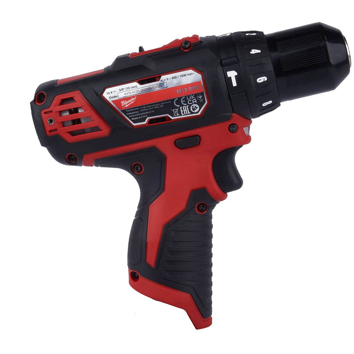 Milwaukee Combi Hammer Drill Cordless 12V Li-Ion M12BPD Sub Compact Body Only - Image 1