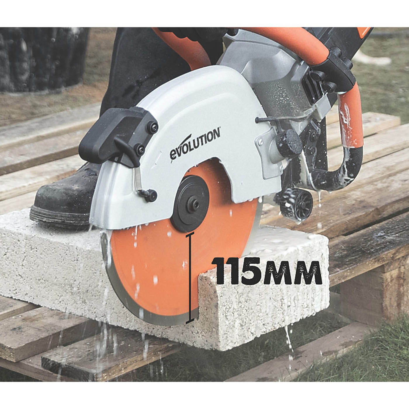 Evolution Disc Cutter Electric R300DCT 300mm Wet And Dry Use Heavy Duty 2400W - Image 2