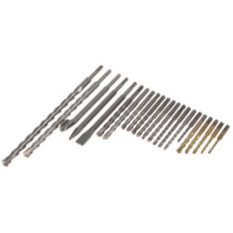 Titan Hammer Drill TTB631SDS SDS Plus Corded Electric Powerful 22 Accessories - Image 4