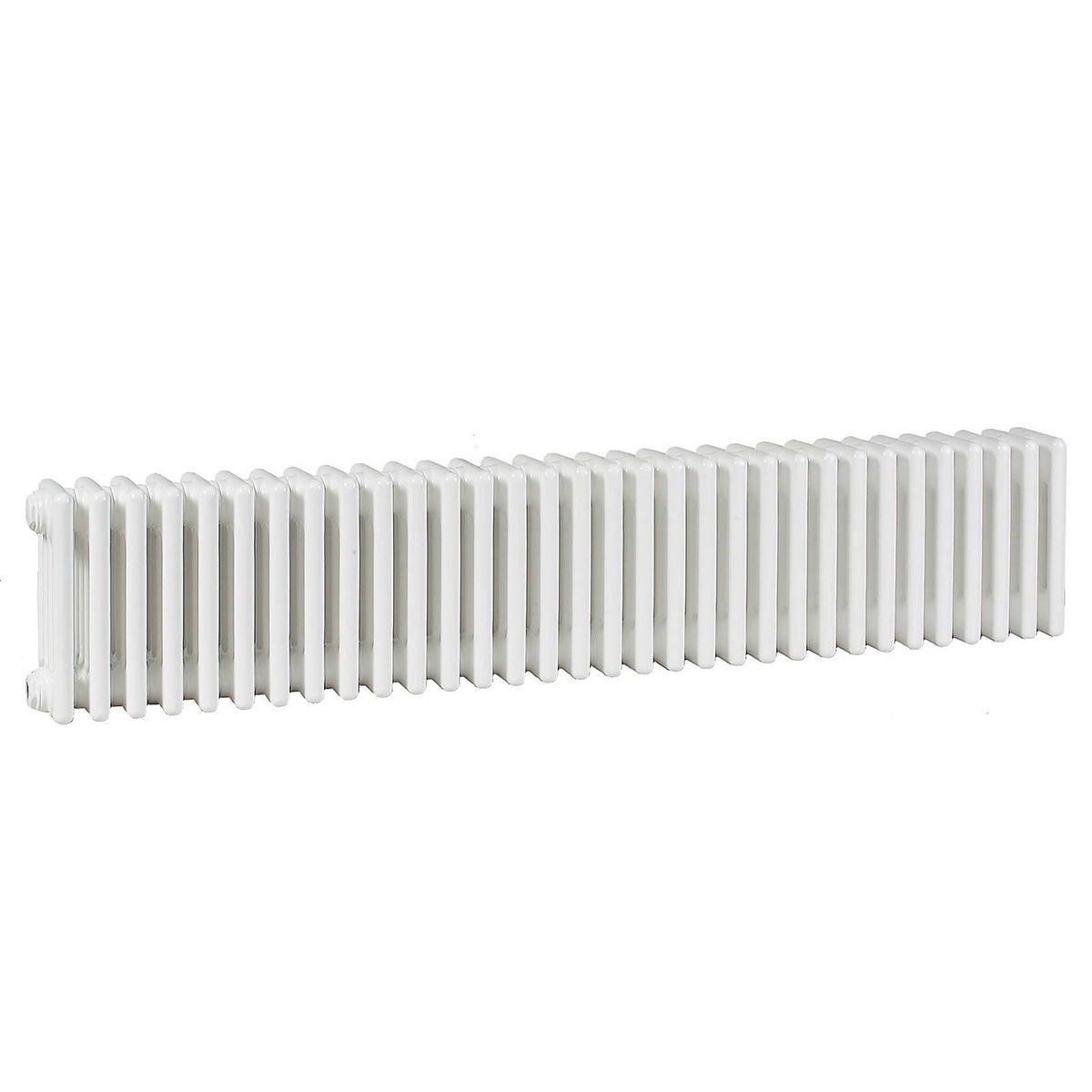 Acova 4 Column Radiator White Steel Horizontal 3145BTU Traditional H30xW104.2cm - Image 1