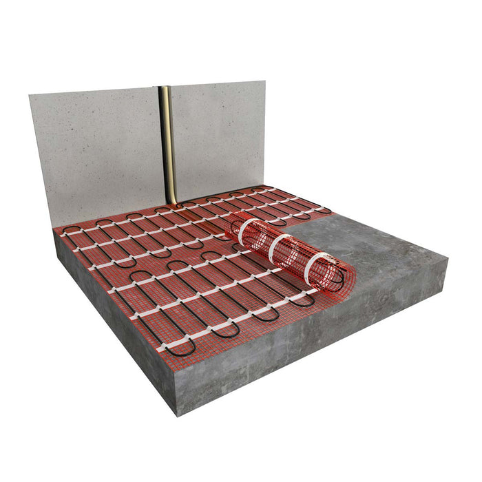Underfloor Heating Mat System Thermostatic Electric Indoor 4m² 600W IPX7 - Image 2