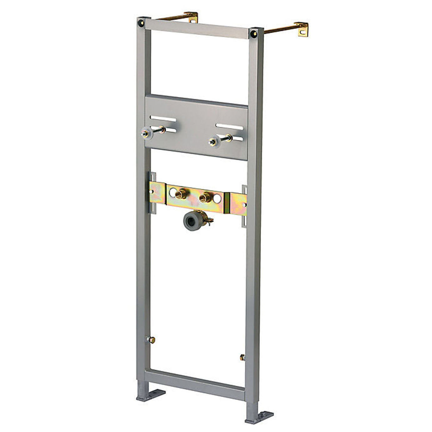 Basin Frame System Wall Or Floor Mounted Bathroom Durable Adjustable (W)500mm - Image 2