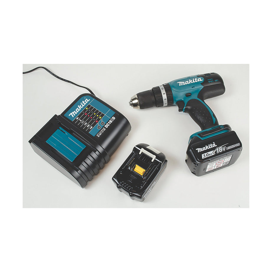 Makita Combi Drill DHP453SFE Cordless 18V With 3.0AH LI-ION LXT Batteries - Image 3