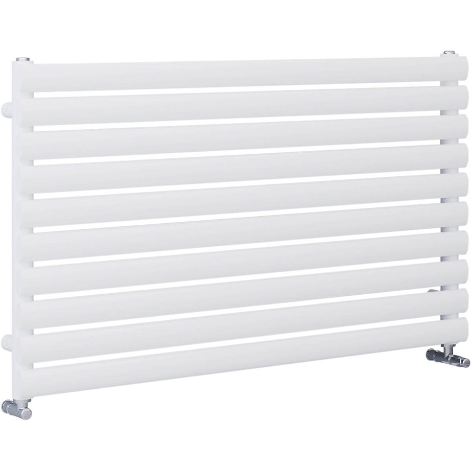 Blyss Designer Radiator White Horizontal Steel Wall Mounted (H)60x(W)100cm - Image 3