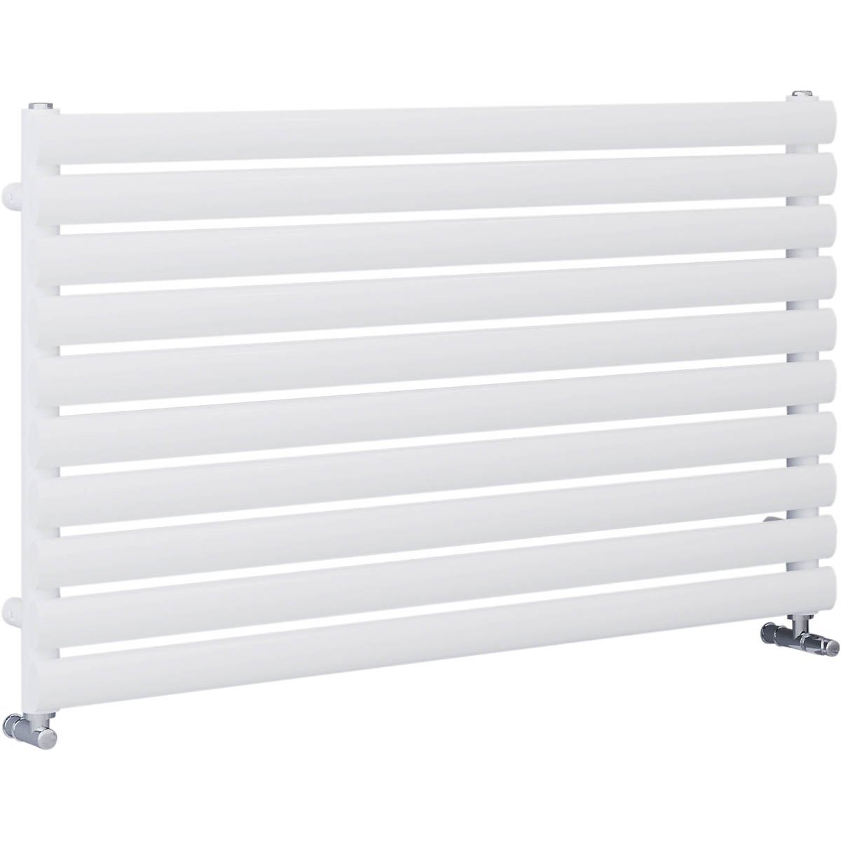 Blyss Designer Radiator White Horizontal Steel Wall Mounted (H)60x(W)100cm - Image 3