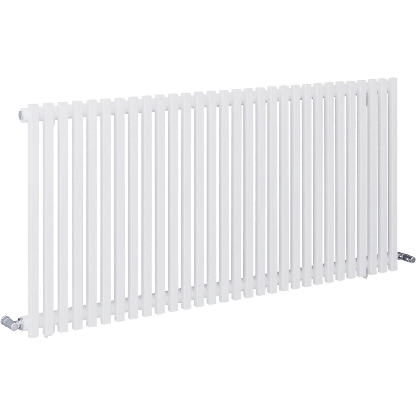 Blyss Designer Radiator White Horizontal Steel Modern Indoor (H)60x(W)120cm - Image 3
