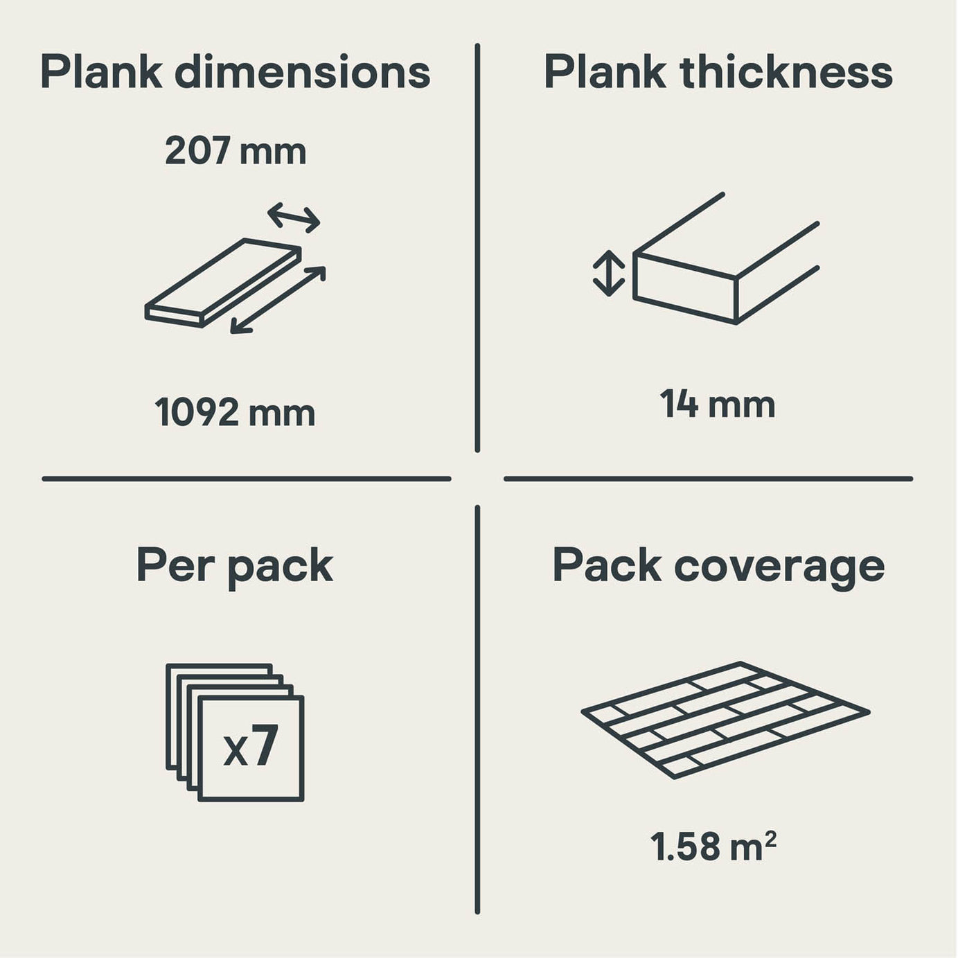 Elkins Oak Engineered Flooring Real Wood Top Layer Natural Finish 1.58m² - Image 9