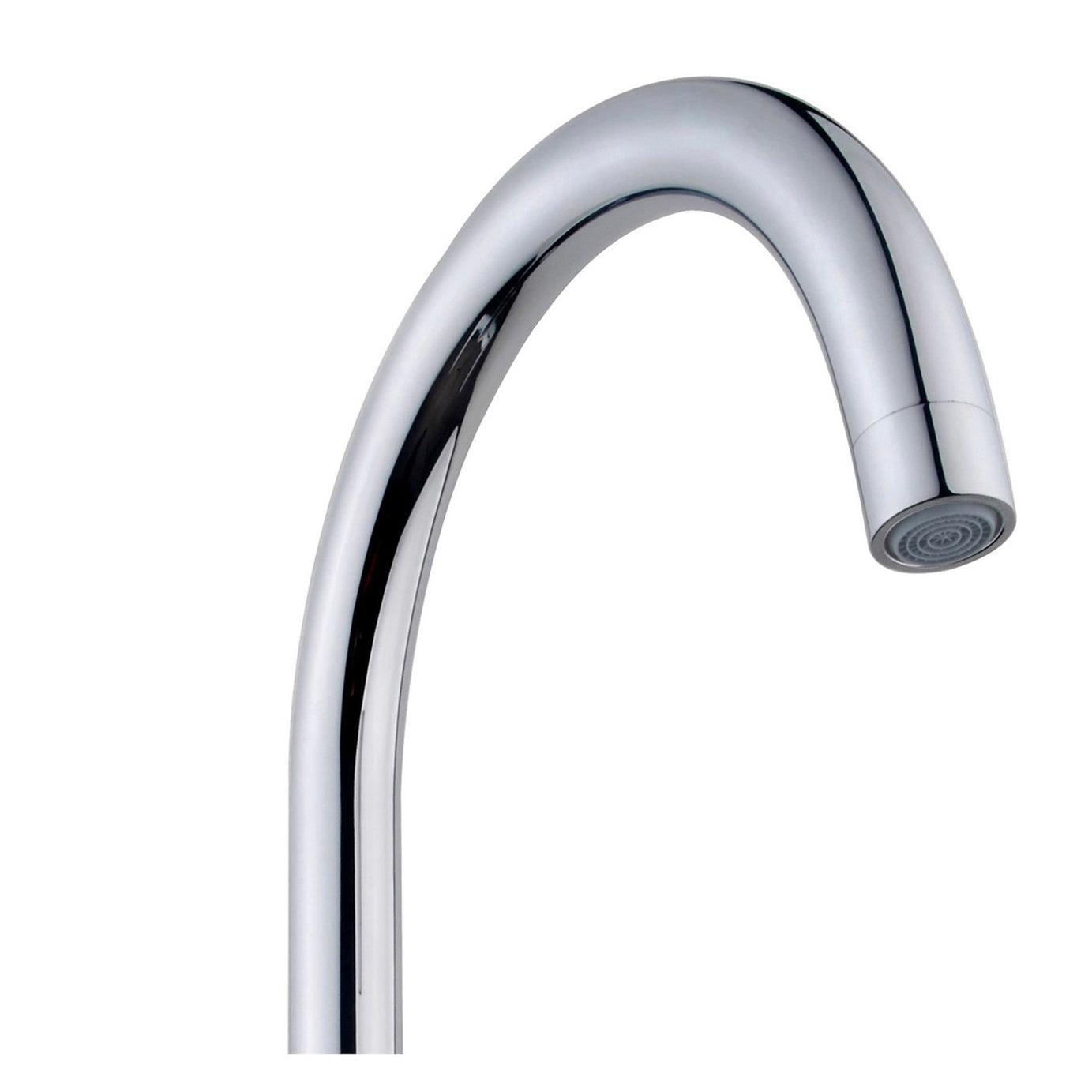 Kitchen Sink Tap Monobloc Mixer Chrome Dual Lever Brass Swivel Spout Faucet - Image 4