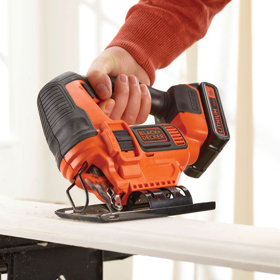Black+Decker 18V POWERCONNECT Brushed Cordless Jigsaw (Bare Tool) - BDCJS18N-XJ - Image 5