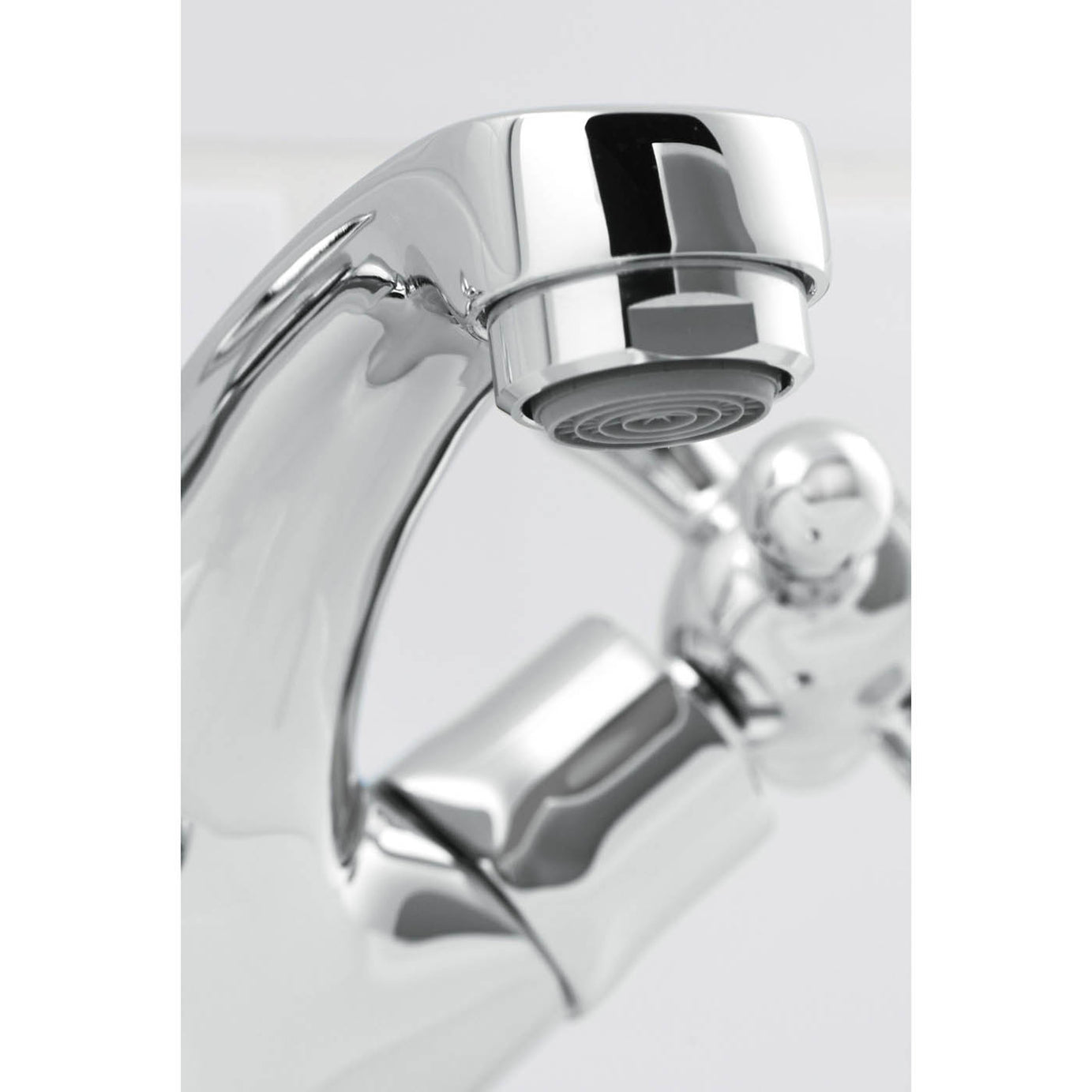 GoodHome basin Mono mixer Tap Chrome Finish 1/4 Turn  With Waste - Image 4