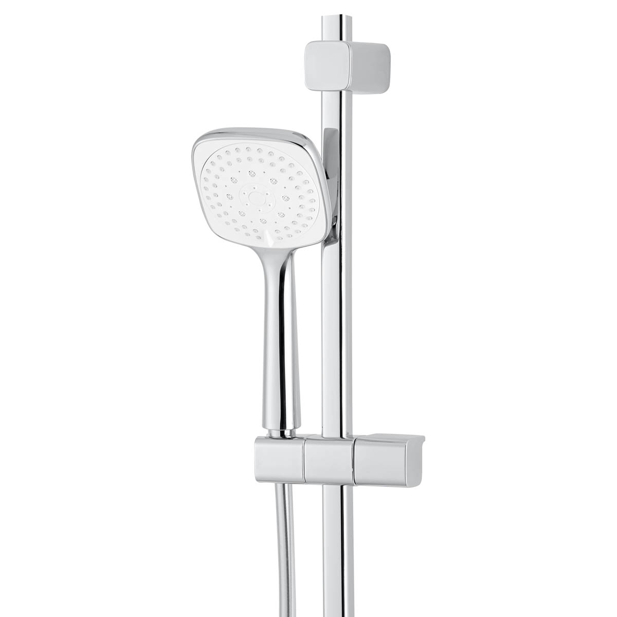 Thermostatic Mixer Shower 3 Spray Pattern Brass Square Head Modern Bathroom - Image 6