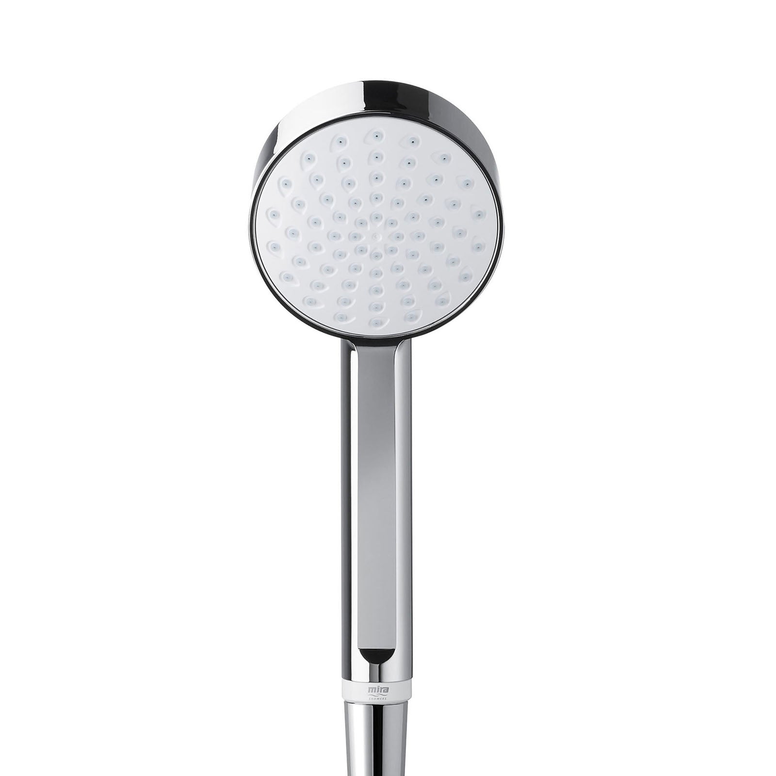 Mira Electric Shower 10.8kW Silver Single Spray Pattern Twin Round Head Bathroom - Image 6