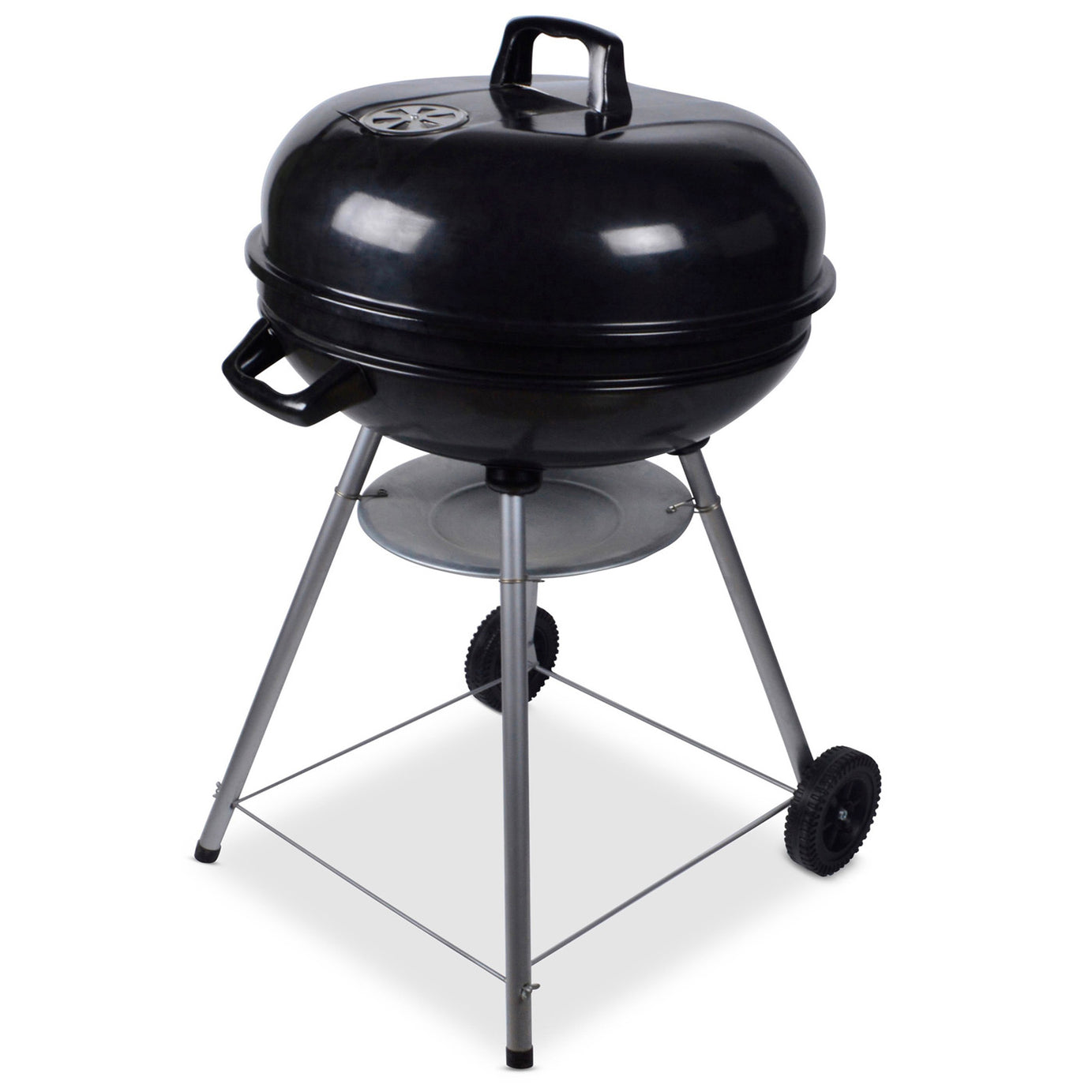 Russel Black Charcoal Barbecue Garden Outdoor Portable Party Family Steel BBQ - Image 1