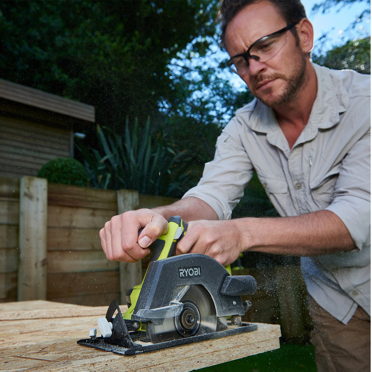 Ryobi ONE+ Circular Saw R18CSP-120S Cordless 18V 2Ah Battery Charger Set 150mm - Image 3