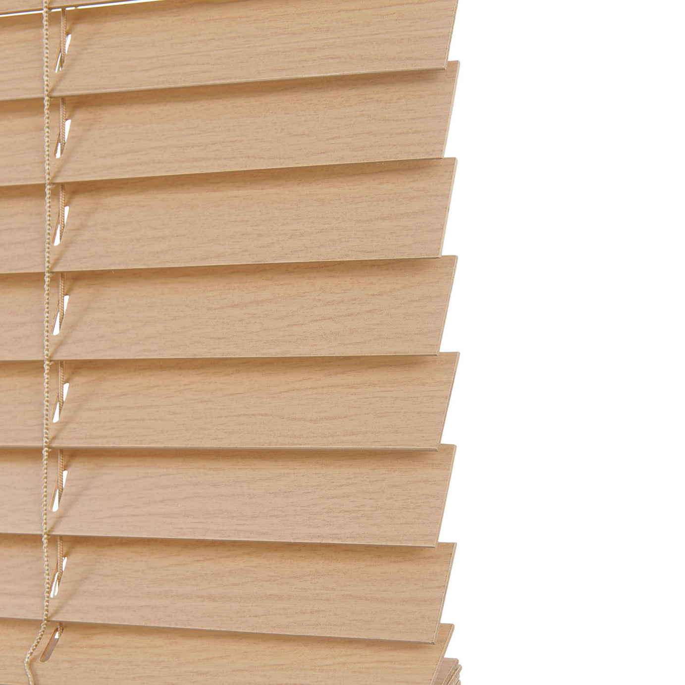 Venetian Window Blinds Wood Natural Oak Effect Indoor Home Office 180x180cm - Image 10