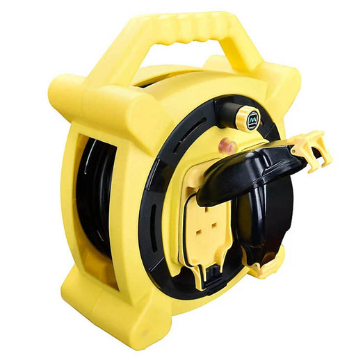 Extension Cable Reel Lead 2 Way Gang Socket Outdoor 13Amp Heavy Duty IP54 20M - Image 1