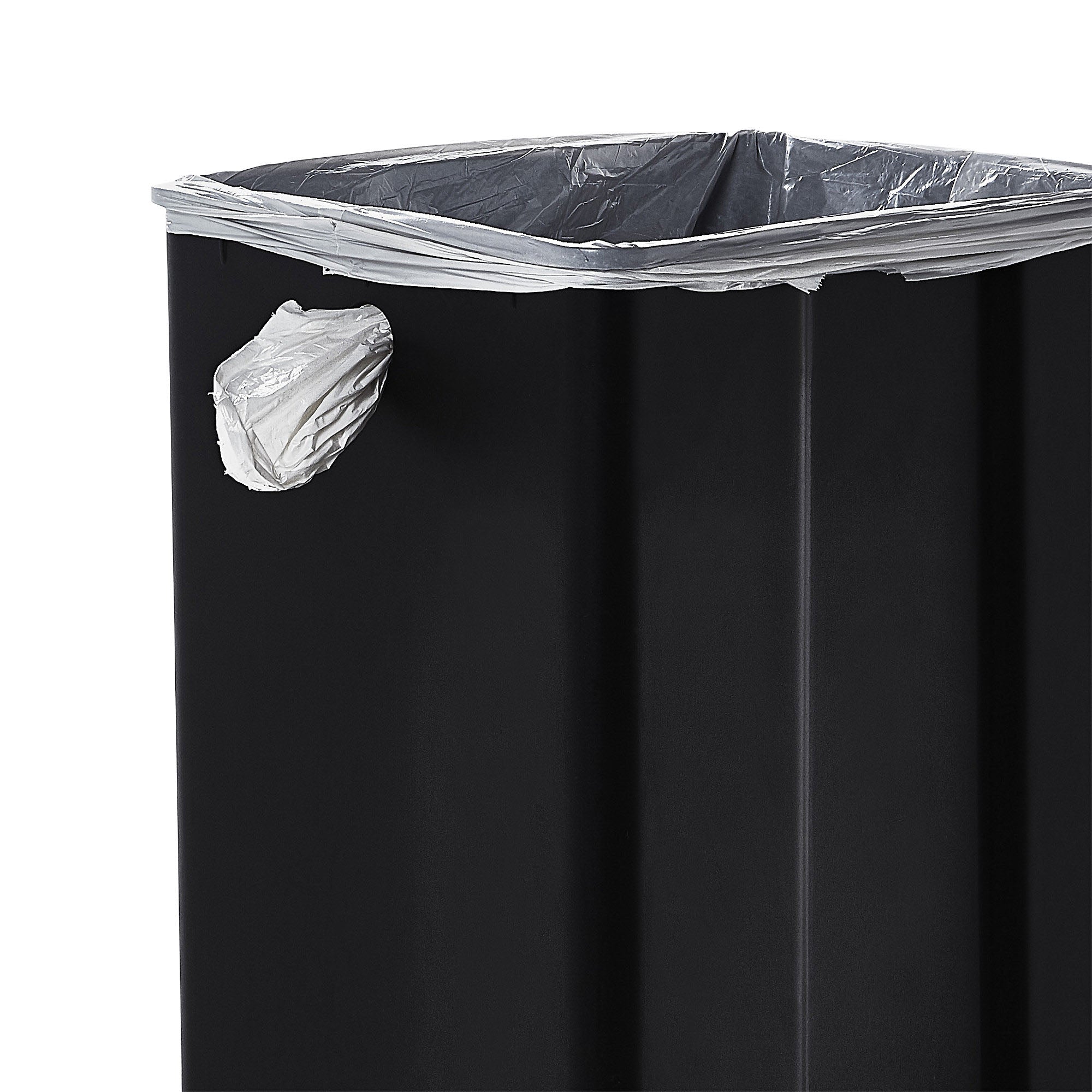 GoodHome Kora Anthracite Metal & plastic Integrated Pull-out kitchen bin 13L - Image 6