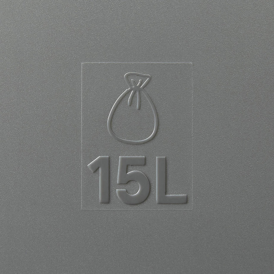 Kora Pedal Bin Kitchen Soft Close Anthracite Internal Container Metal 14L - Image 2