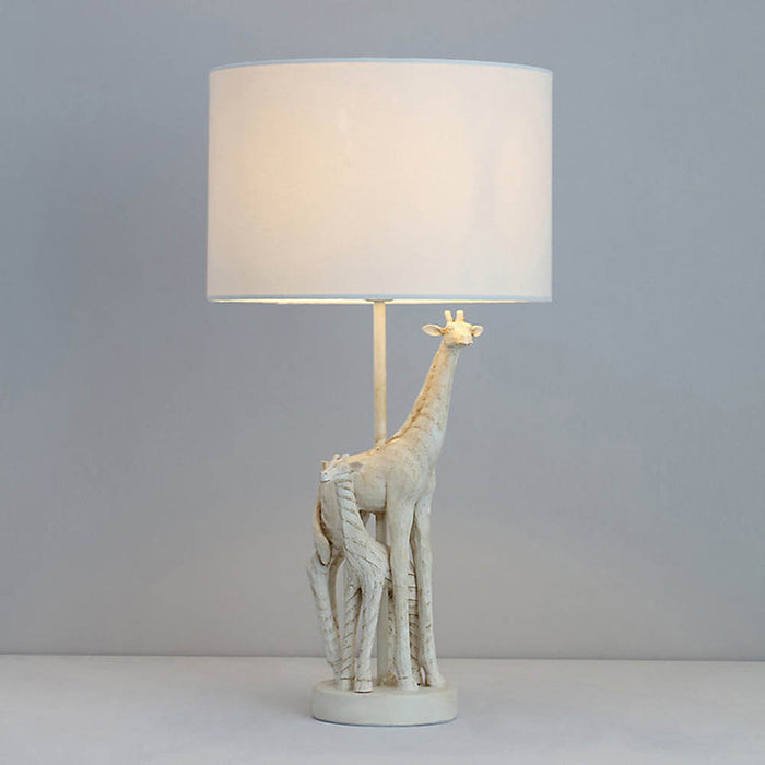 Table Lamp Giraffe Safari Look Ivory Neutral Modern Bedside Light 28W - Image 3