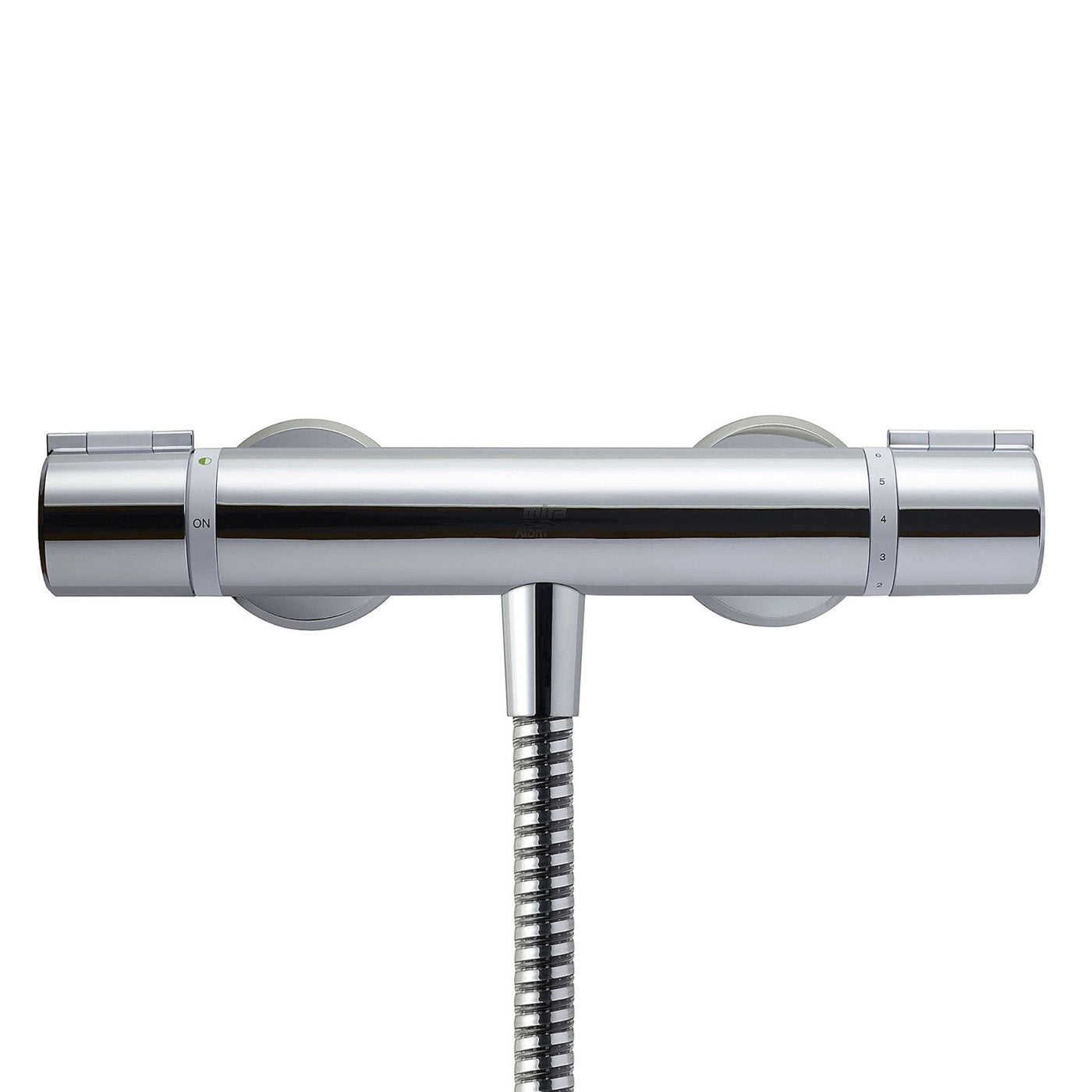 Mira Thermostatic Mixer Shower Chrome 4 Spray Pattern Round Head Wall Mounted - Image 2