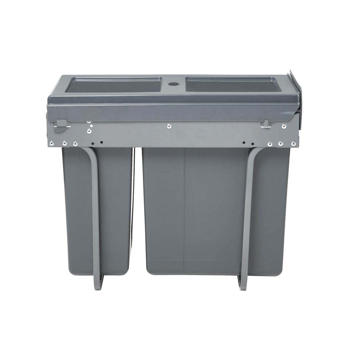 GoodHome Vigote Anthracite Integrated Kitchen Pull-out bin, - 26L - Image 3