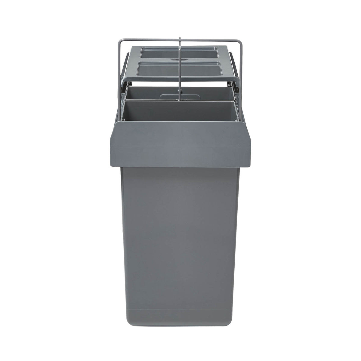 GoodHome Vigote Anthracite Integrated Kitchen Pull-out bin, - 26L - Image 5