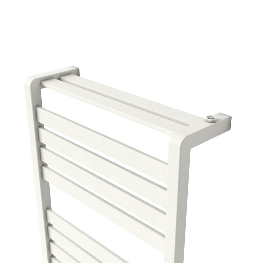 Towel Rail Radiator White Flat Bathroom Warmer Ladder Modern (H)100x(W)50cm - Image 6