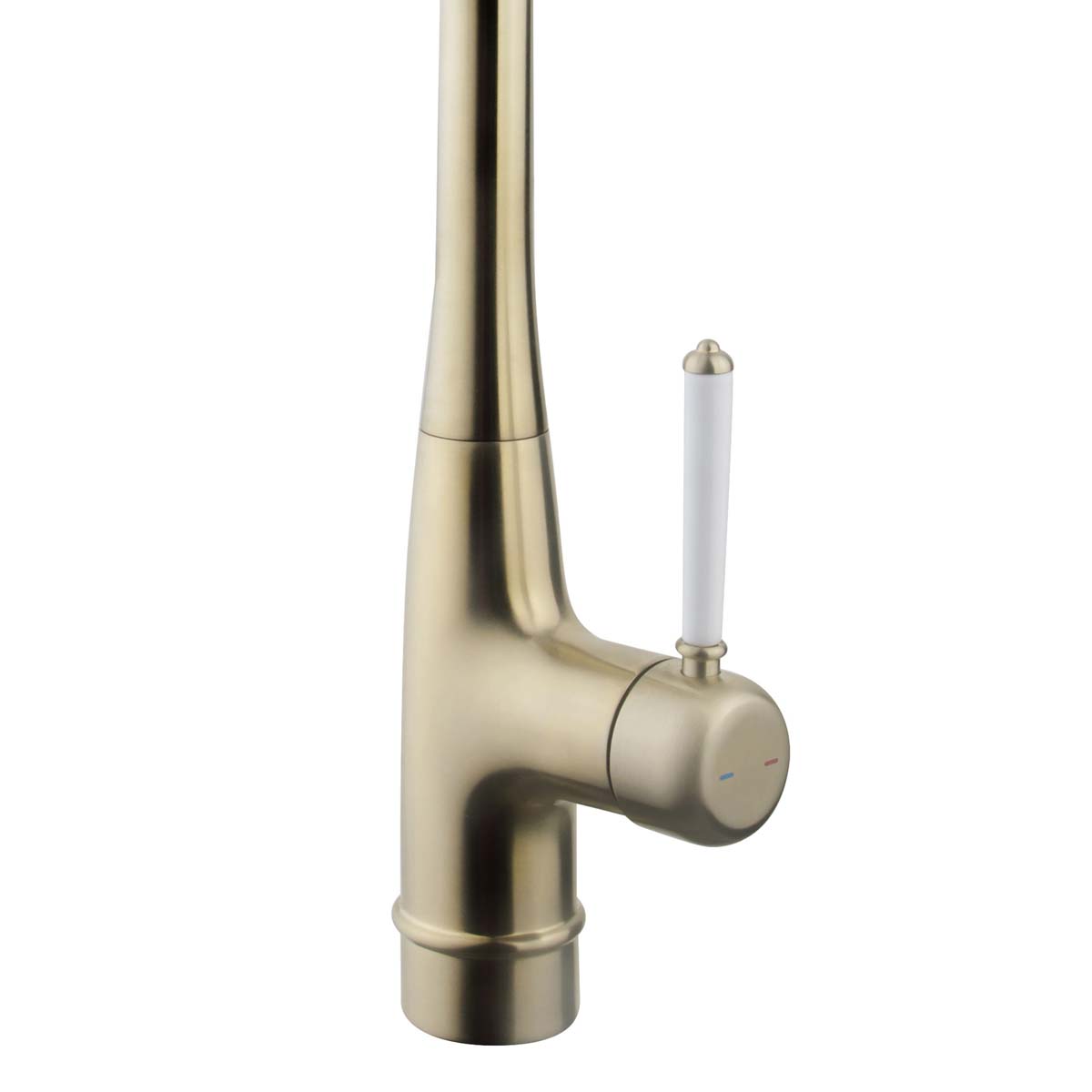 Kitchen Tap Mixer Brass Single Side Lever Ceramic Cartridge Traditional Faucet - Image 4