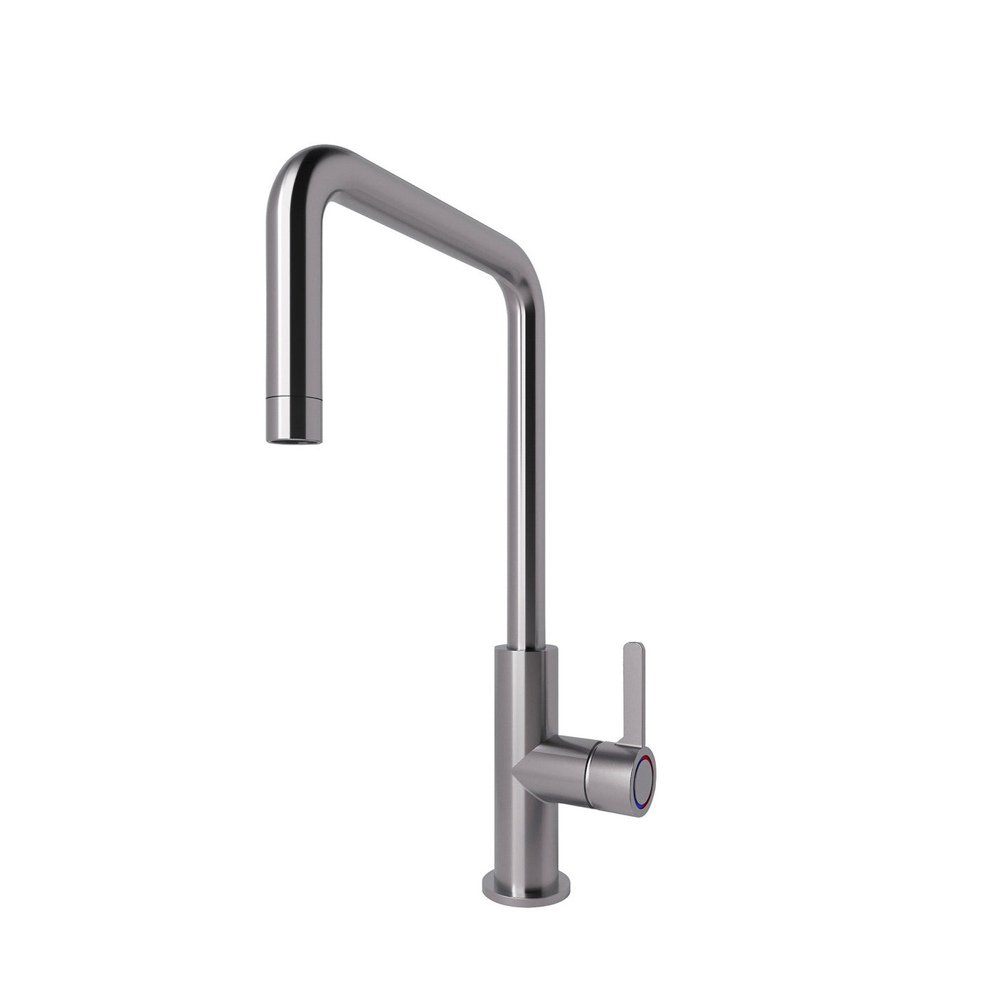 Kitchen Tap Mixer Stainless Steel Single Lever Ceramic Cartridge Modern Faucet - Image 1