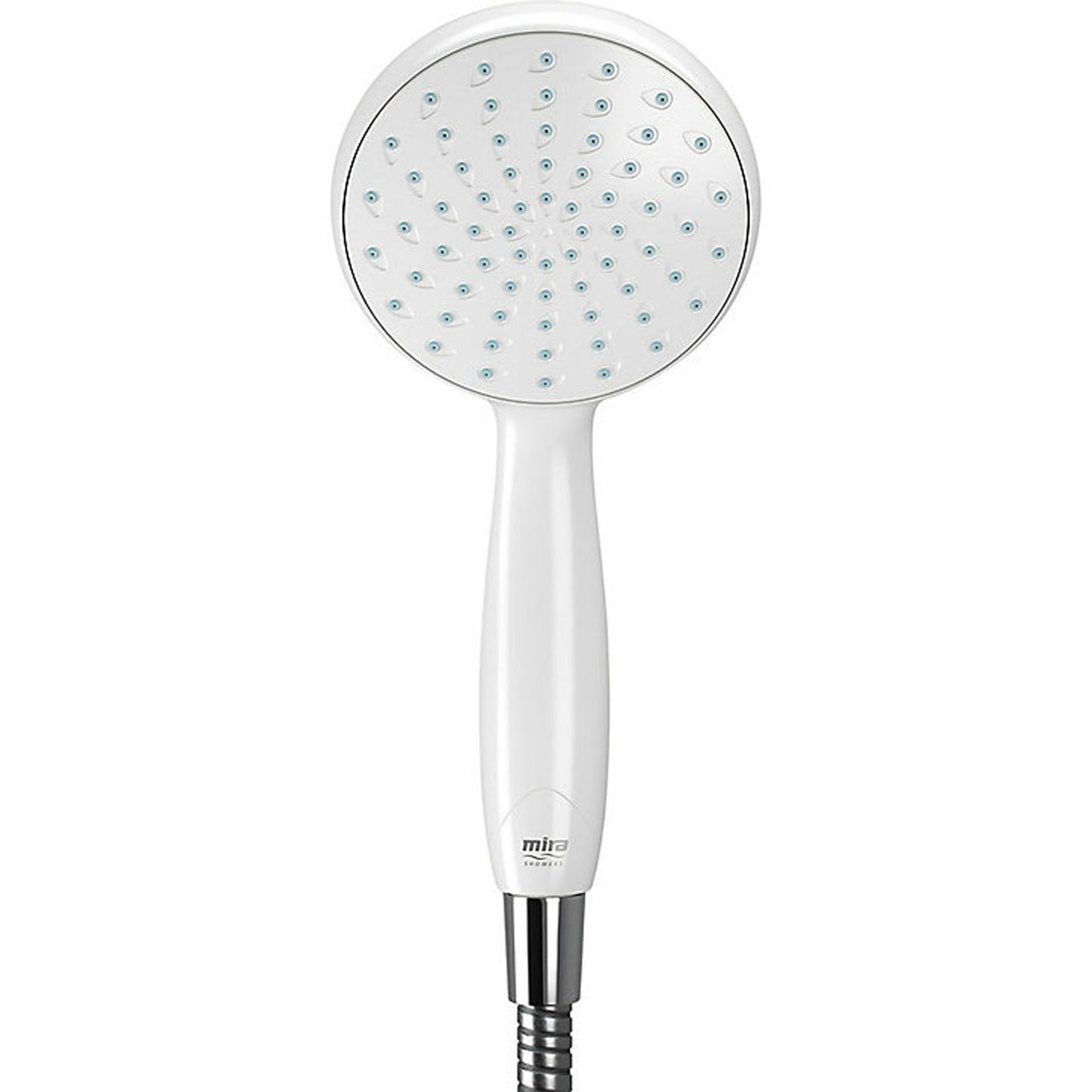 Mira Electric Shower White Gloss Finish Round Head Single Spray 10.8kW - Image 4