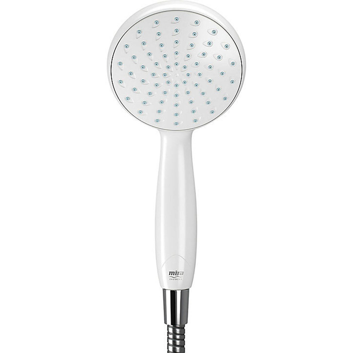 Mira Electric Shower White Gloss Finish Round Head Single Spray 10.8kW - Image 4