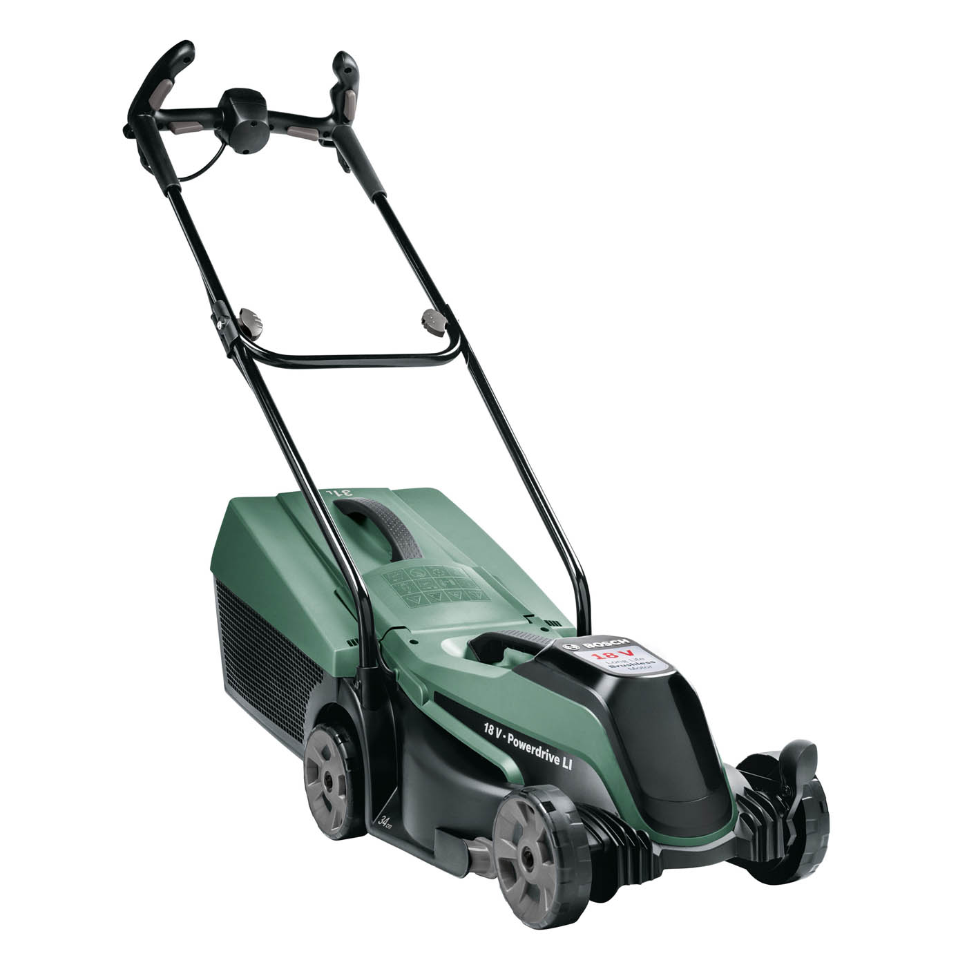Bosch Lawnmower Cordless CityMower18 Li-ion 4Ah Compact 31L Grass Cutter 18V - Image 2