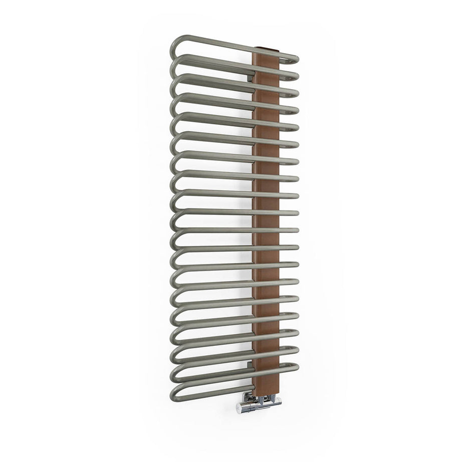 Terma Towel Warmer Radiator Vertical Nickel Gloss Copper (W)500mm x (H)1200mm - Image 4