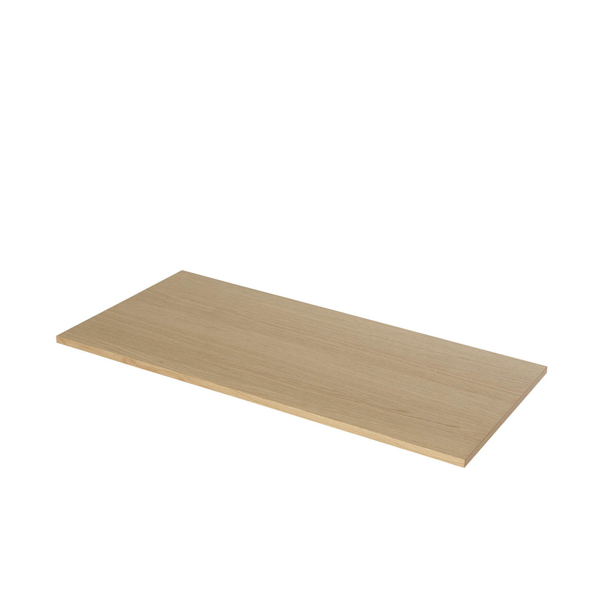 GoodHome Avela Matt Oak effect Square edge Worktop (T) 1.8cm x (L) 100cm x (W) 45.1cm - Image 1
