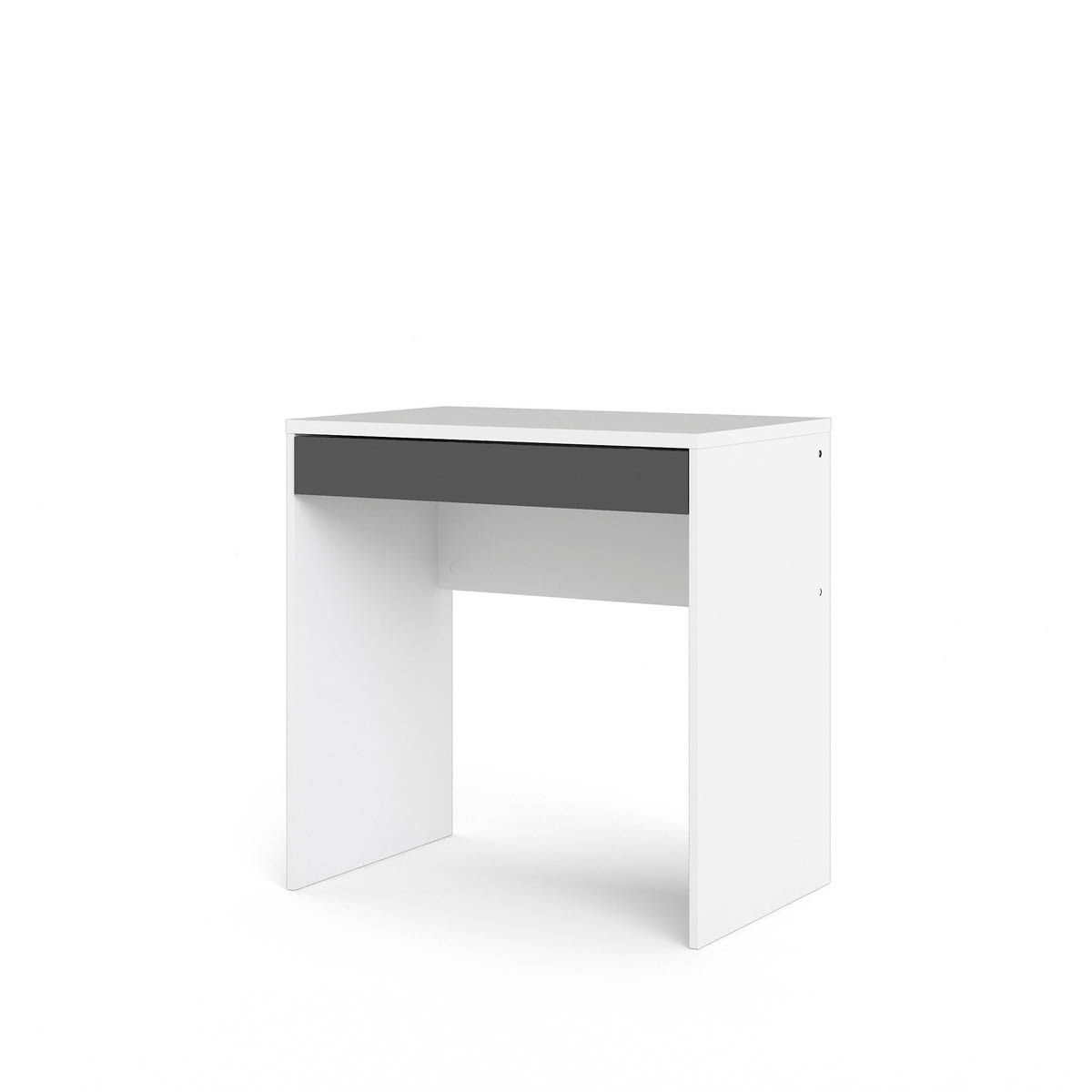 Tvilum Desk Home Office Grey 1 Drawer Compact Workstation (H)765 (W)747 (D)482mm - Image 2