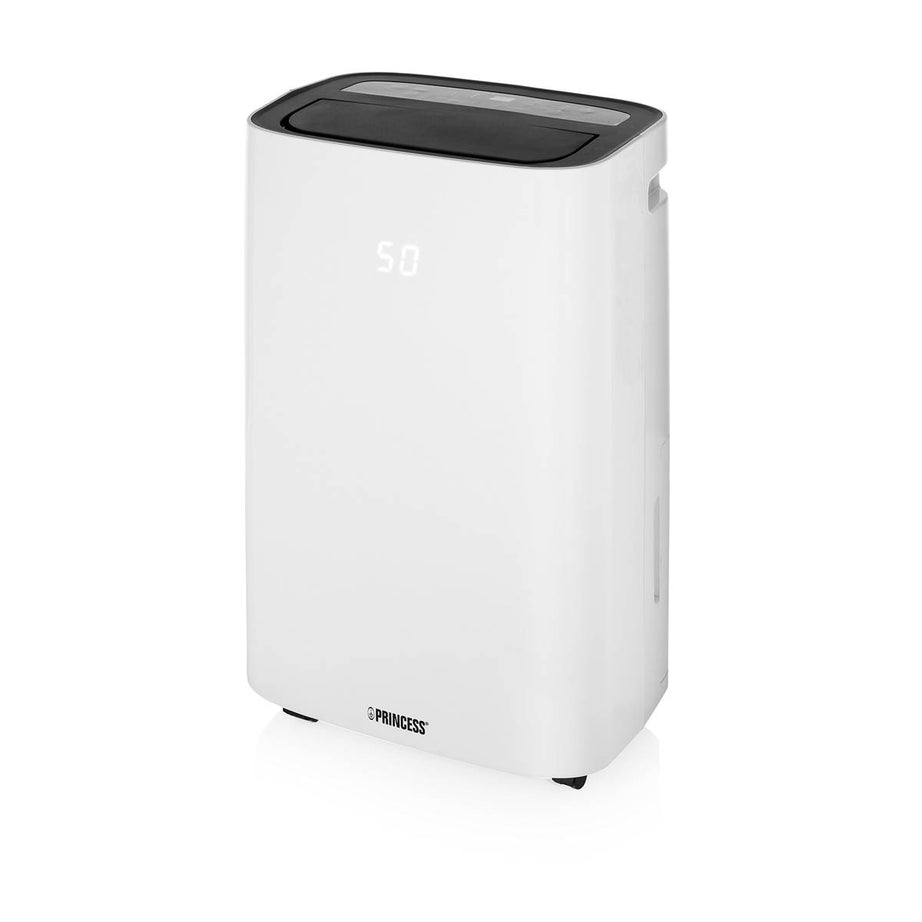 Princess SMART Dehumidifier 20L White Wheels Portable For Mould Moisture Removal - Image 1