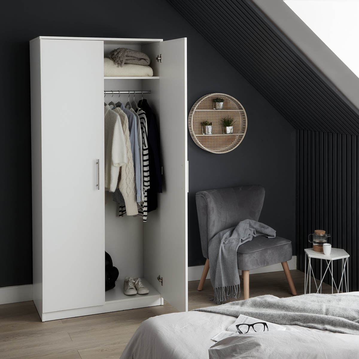 Zorita Occasional Chair Grey Velvet Effect Anti Slip (H)830mm (W)650mm (D)715mm - Image 9