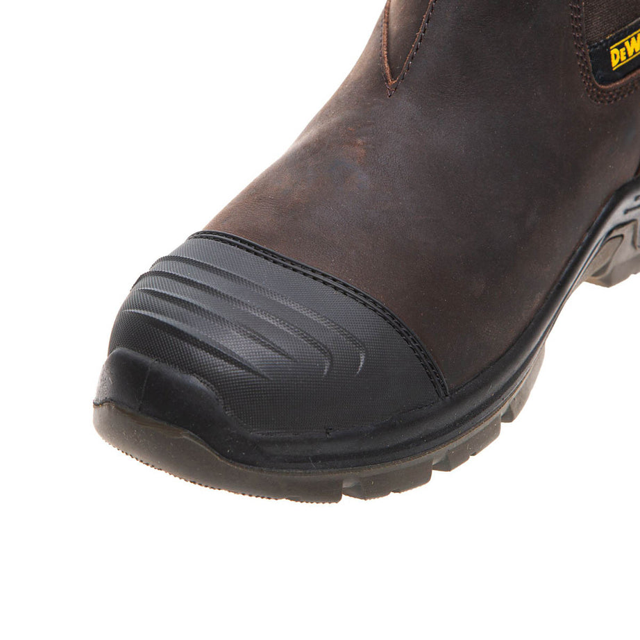 DeWalt Safety Dealer Boots Unisex Regular Fit Brown Slip On Steel Toe Size 11 - Image 5