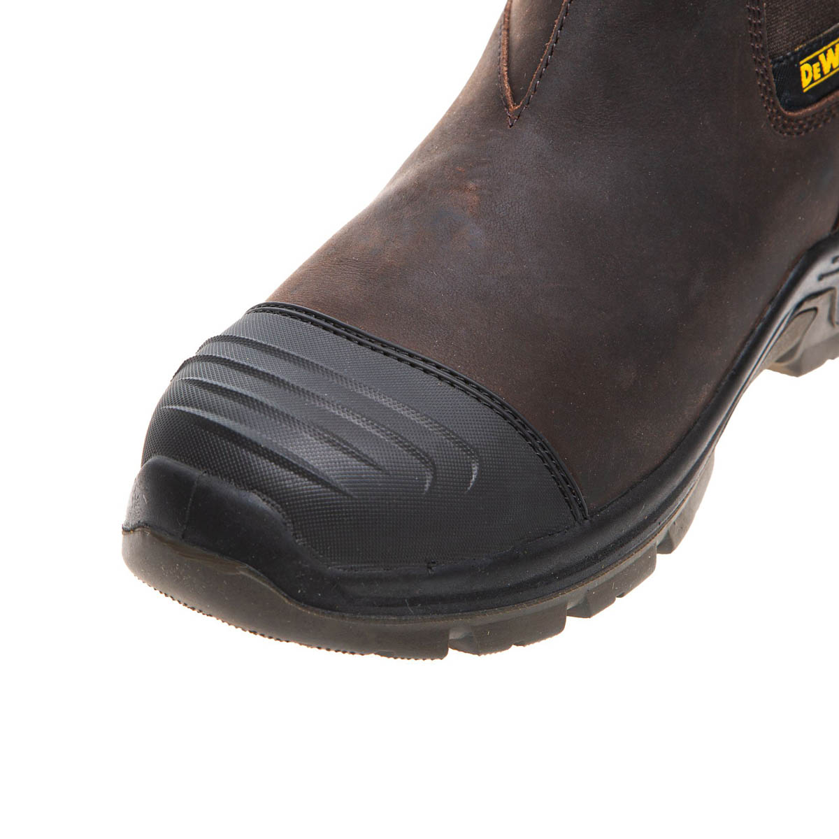 DeWalt Safety Dealer Boots Unisex Regular Fit Brown Slip On Steel Toe Size 11 - Image 5