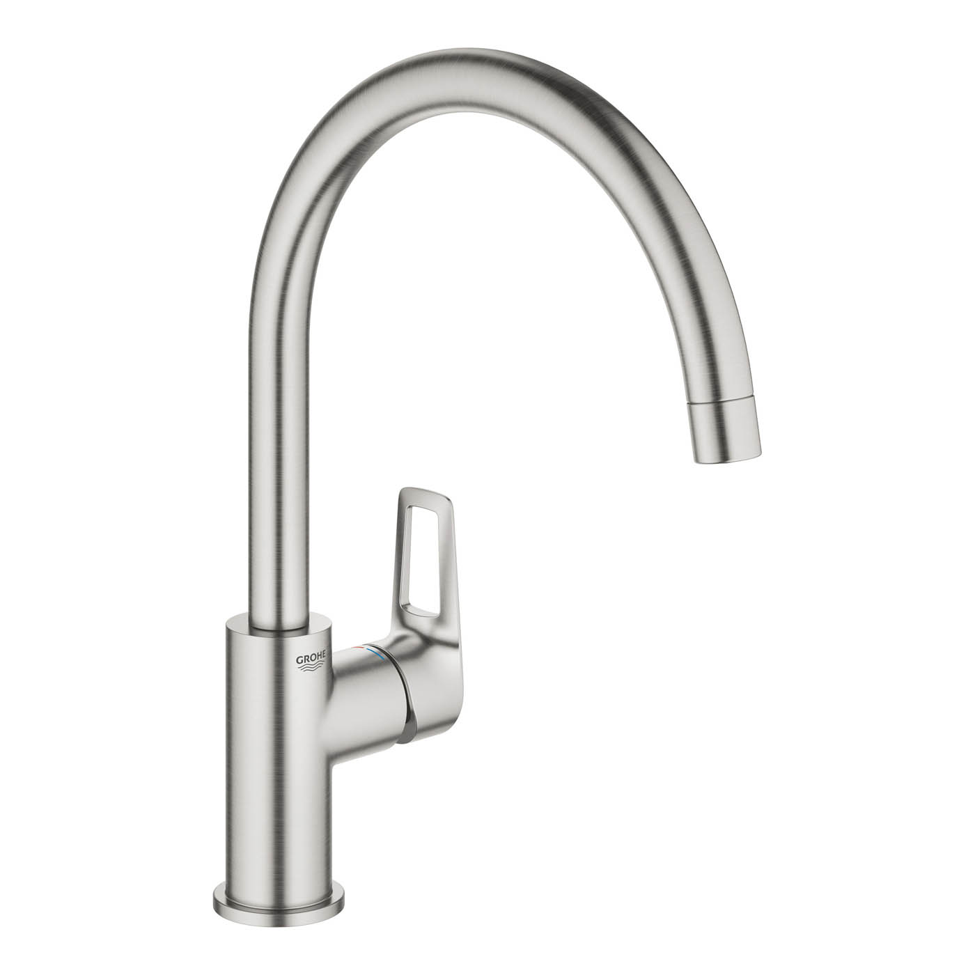 Kitchen Tap Mixer Stainless Steel Single Lever Swivel Spout Modern Faucet - Image 3