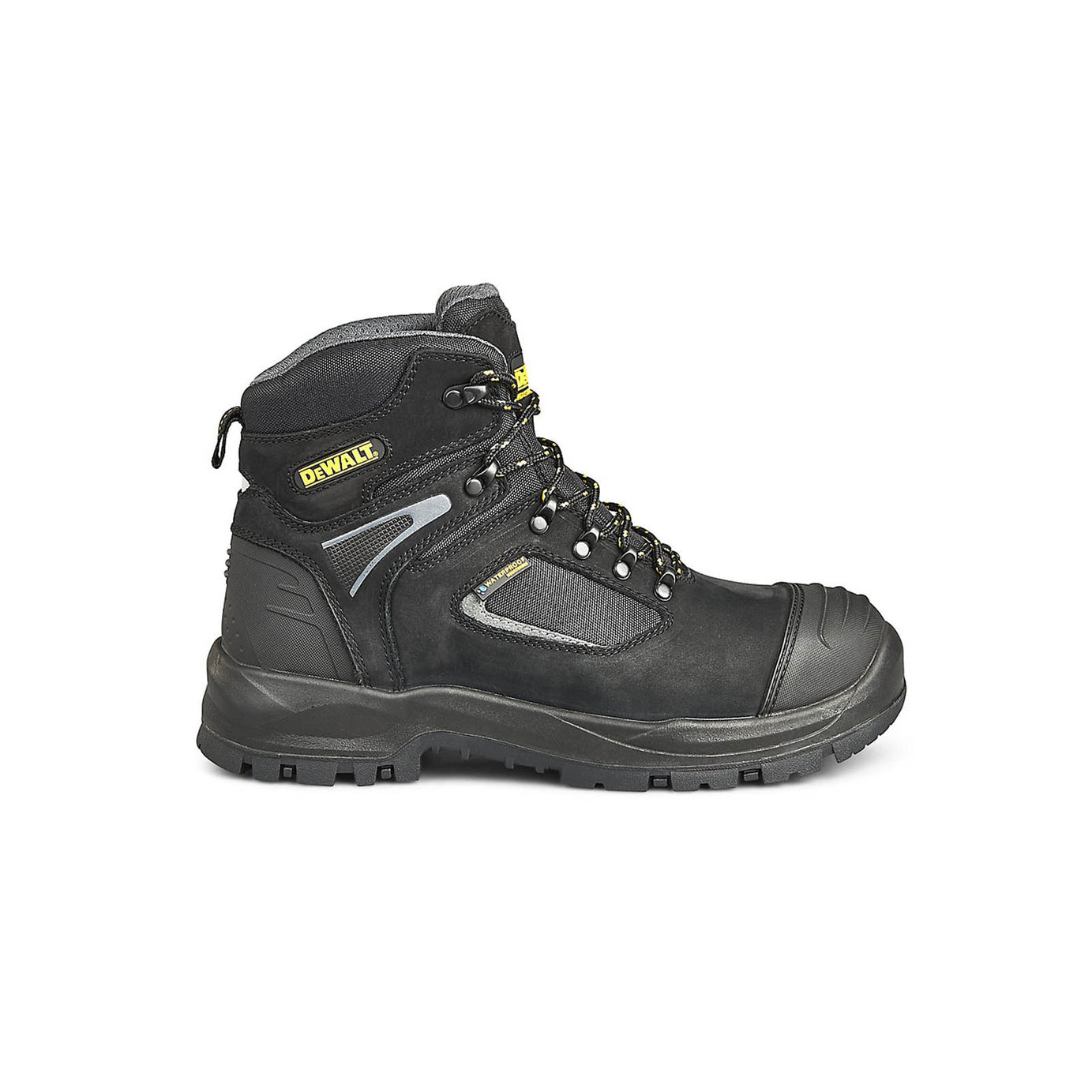 DeWalt Safety Hiker Boots Black Waterproof Steel Toe Work Size 10 Dover - Image 1
