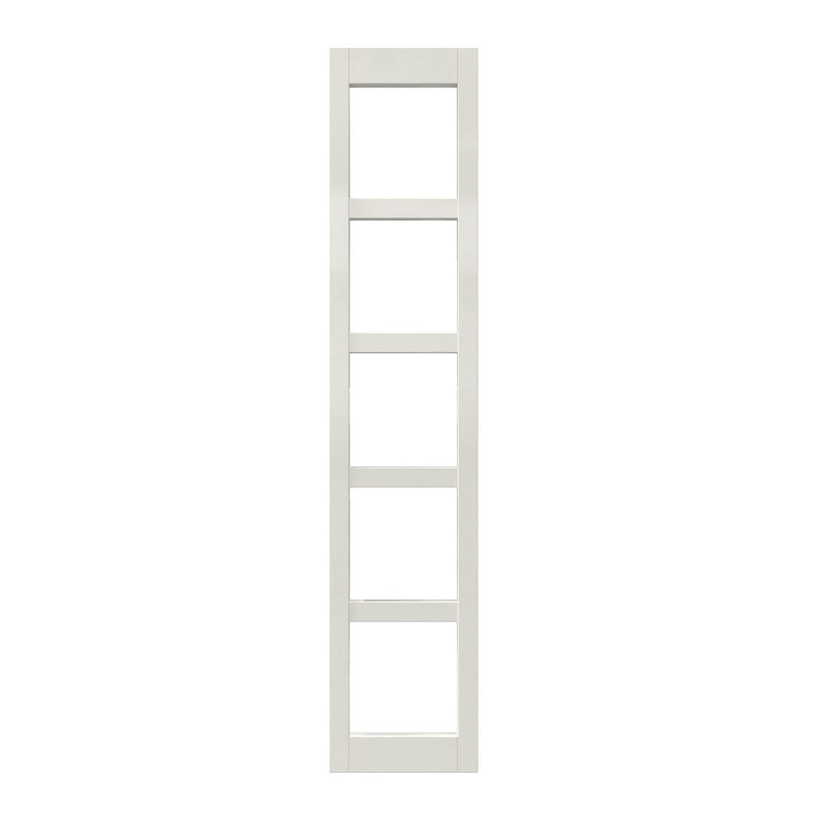 Wine Rack Fascia Gloss Cream MDF Wall Mounted Durable Modern (H)715 (W)147mm - Image 1