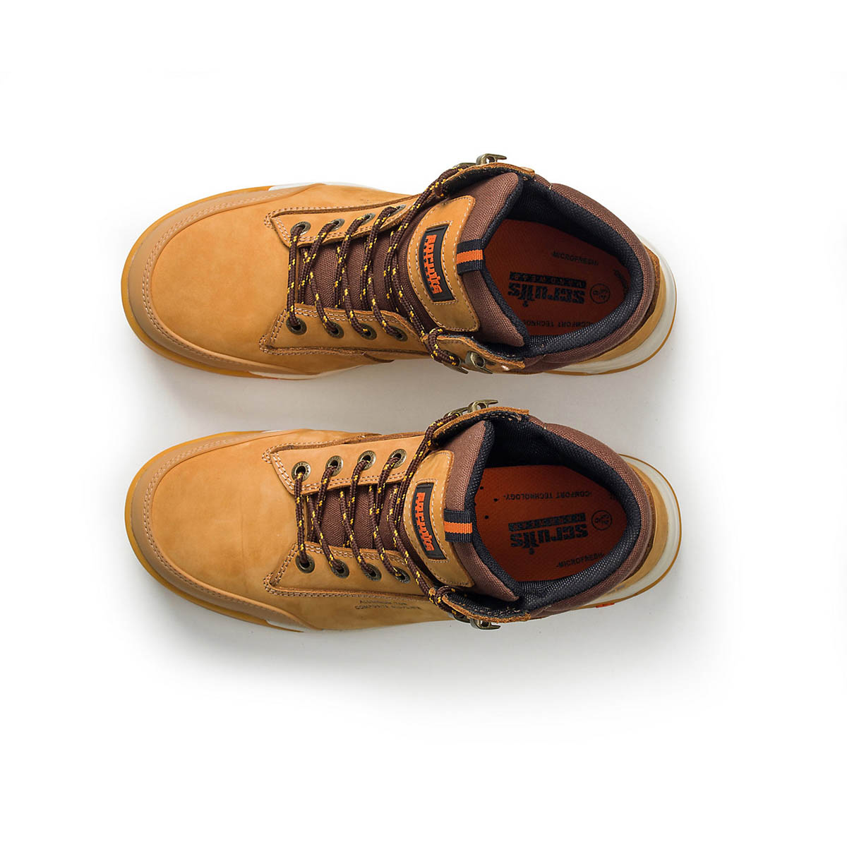Mens Safety Boots Tan Ankle Lightweight Comfort Non-Slip Toe Cap Size 10 - Image 3