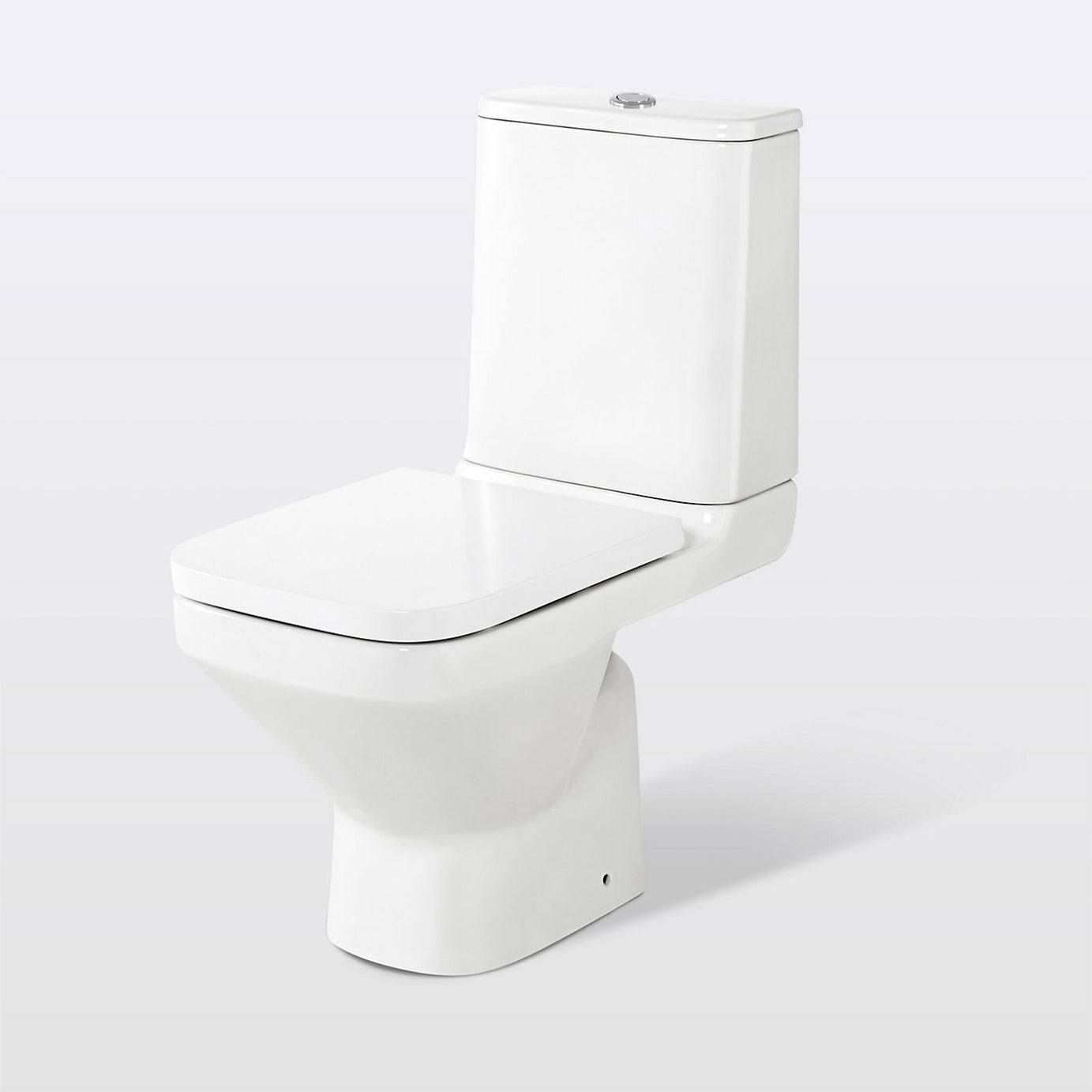 GoodHome Teesta Close Coupled Rimless Toilet Dual Flush Soft Close Seat - Image 1