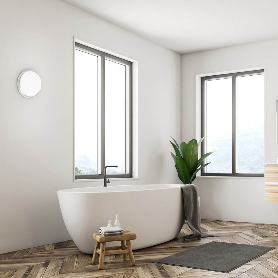 LED Ceiling Light Smart Wall Round Chrome Dimmable Cool Warm White Bathroom - Image 4