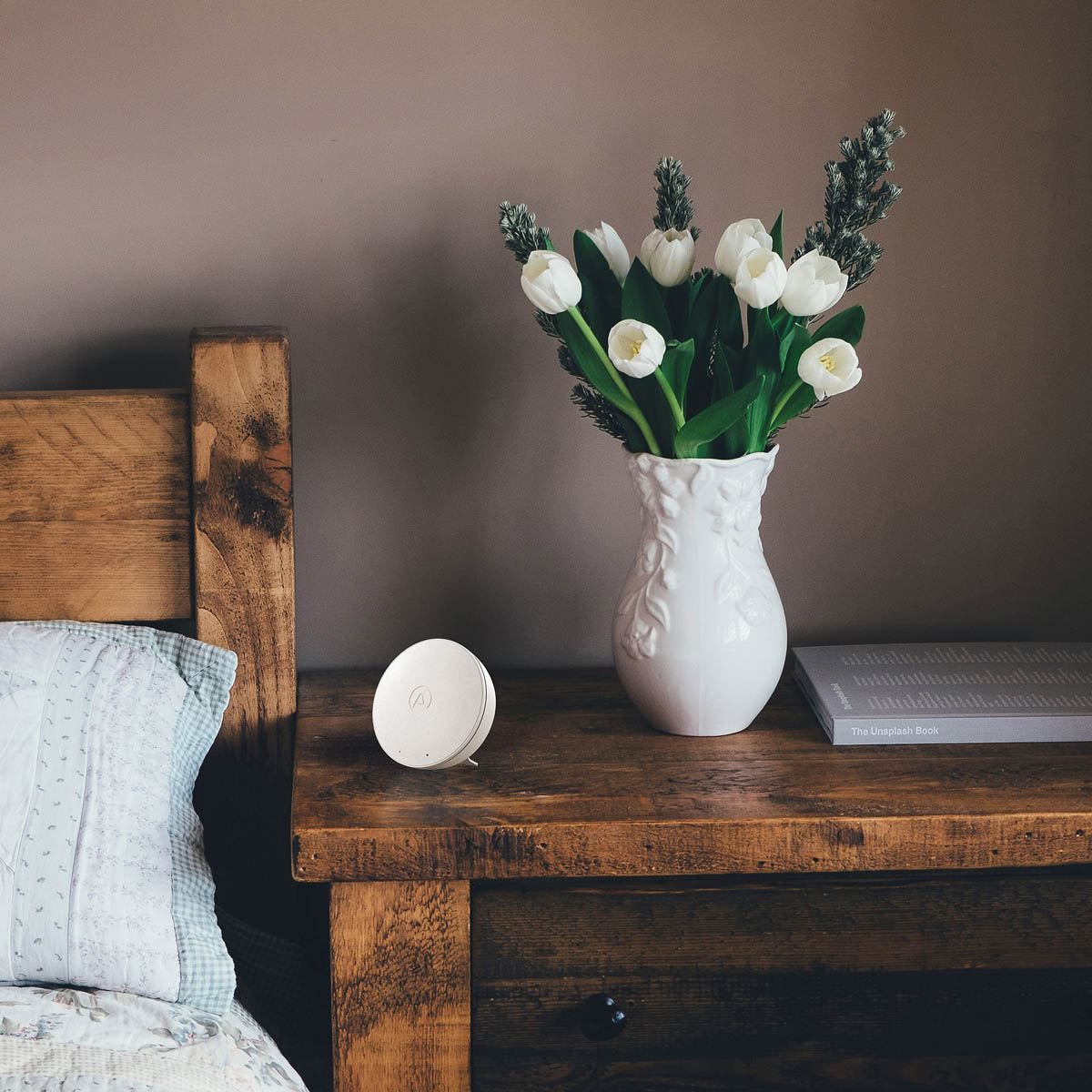 Airthings Air Quality Monitor Mini Smart White Colour Indicator Wireless 50m³ - Image 6