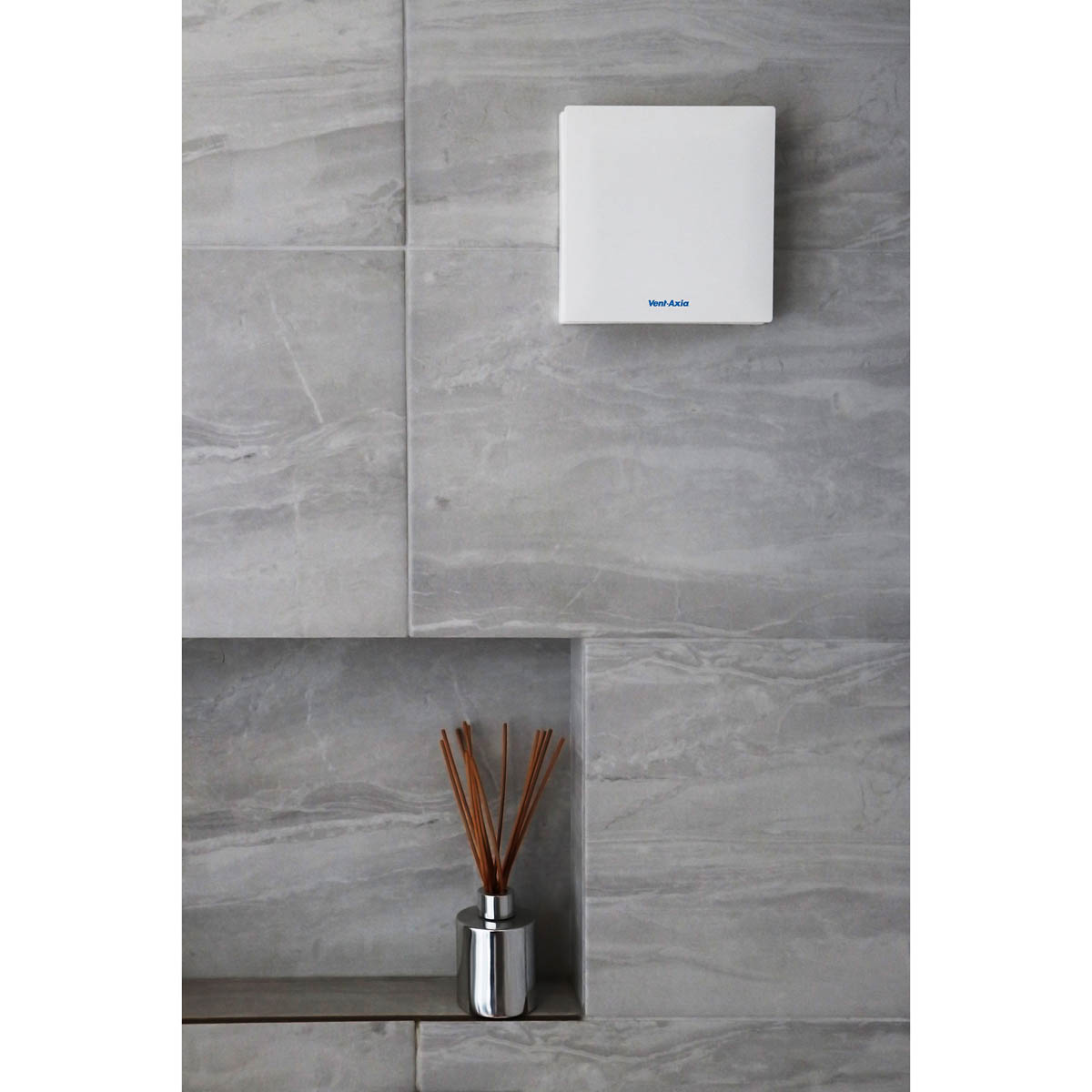 Vent-Axia Bathroom Extractor Fan VASF100T Silent White Timer (Dia)100mm - Image 2