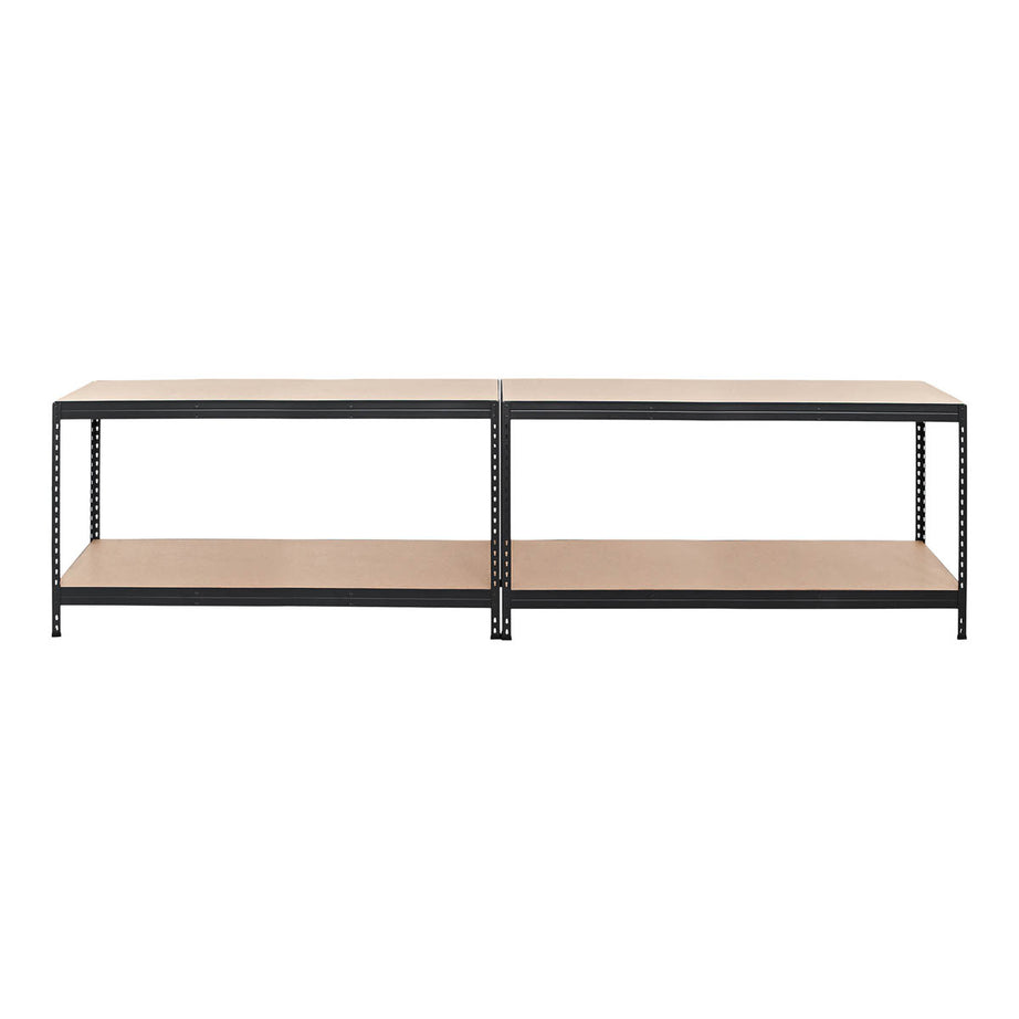 Garage Shelving Unit Storage System 4 Shelf HDF Steel (H)1800 (W)1656 (D)600mm - Image 4